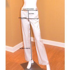 BCBGMAXAZRIA size 2 Pearl Satin Pant